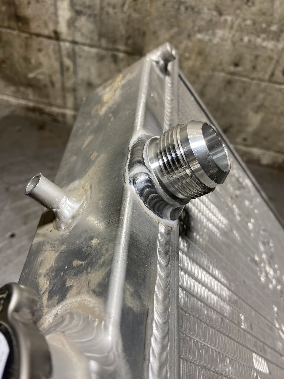 Soldadura en radiador de aluminio